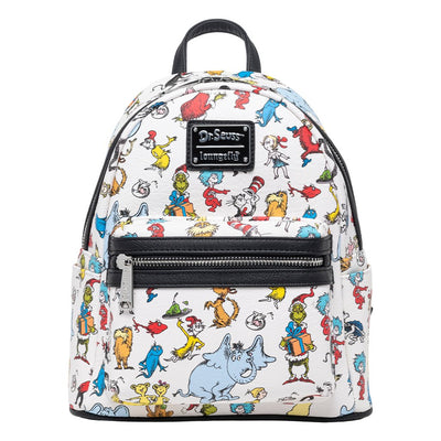 707 Street Exclusive - Loungefly Dr Seuss Characters Mini Backpack - FRONT
