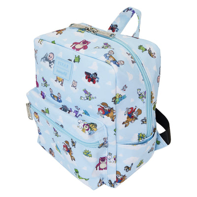 Loungefly Pixar Toy Story Movie Collab Allover Print Nylon Mini Backpack - Top View
