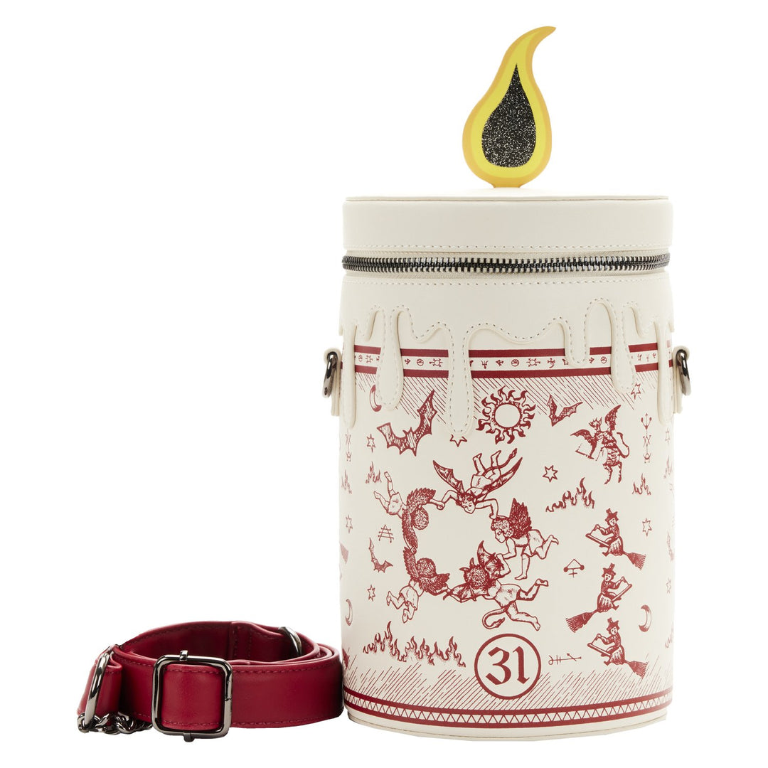 Loungefly Disney Hocus Pocus Black Flame Candle Crossbody - Front