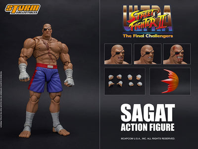 Street Fighter II: Sagat 1/12 Scale Figure