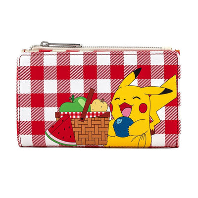 Pokemon Pikachu Picnic Basket Flap Wallet - Front