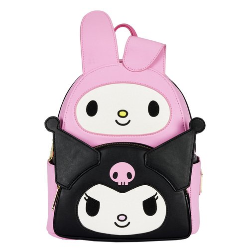 Loungefly Sanrio My Melody Kuromi Double Pocket Mini Backpack - Front