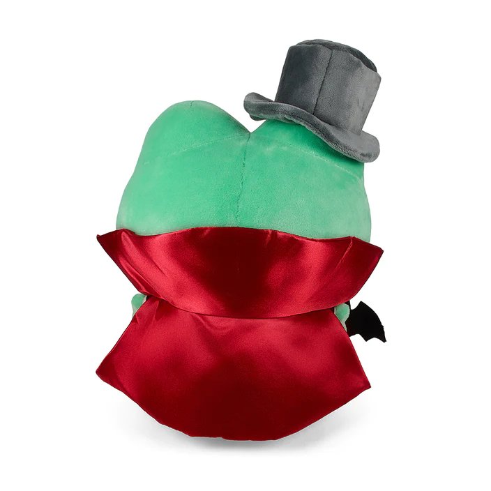 Kidrobot Sanrio 13" Keroppi Dracula Plush Toy - Back
