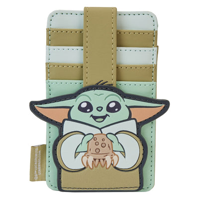 Loungefly Star Wars The Mandalorian Grogu and Crabbies Card Holder - Front