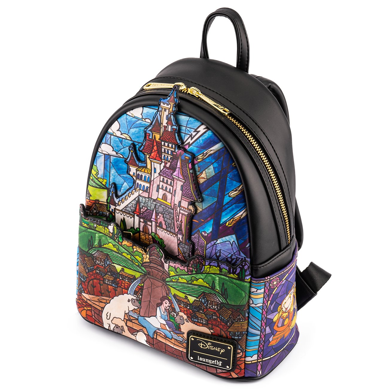 Loungefly Disney Princess Belle Castle Series Mini Backpack - Top