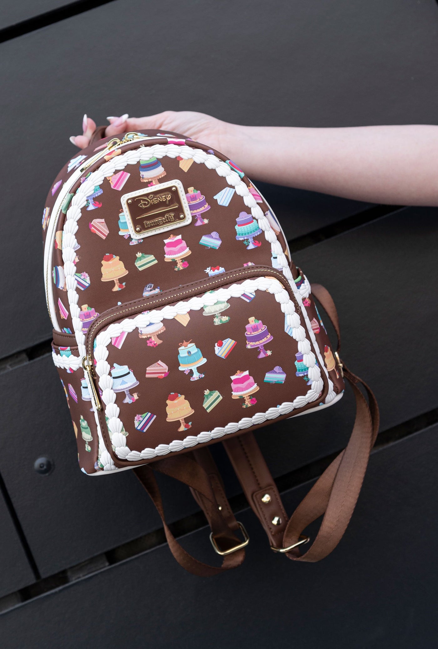 Loungefly Disney Princess Cakes Mini Backpack - IRL Front