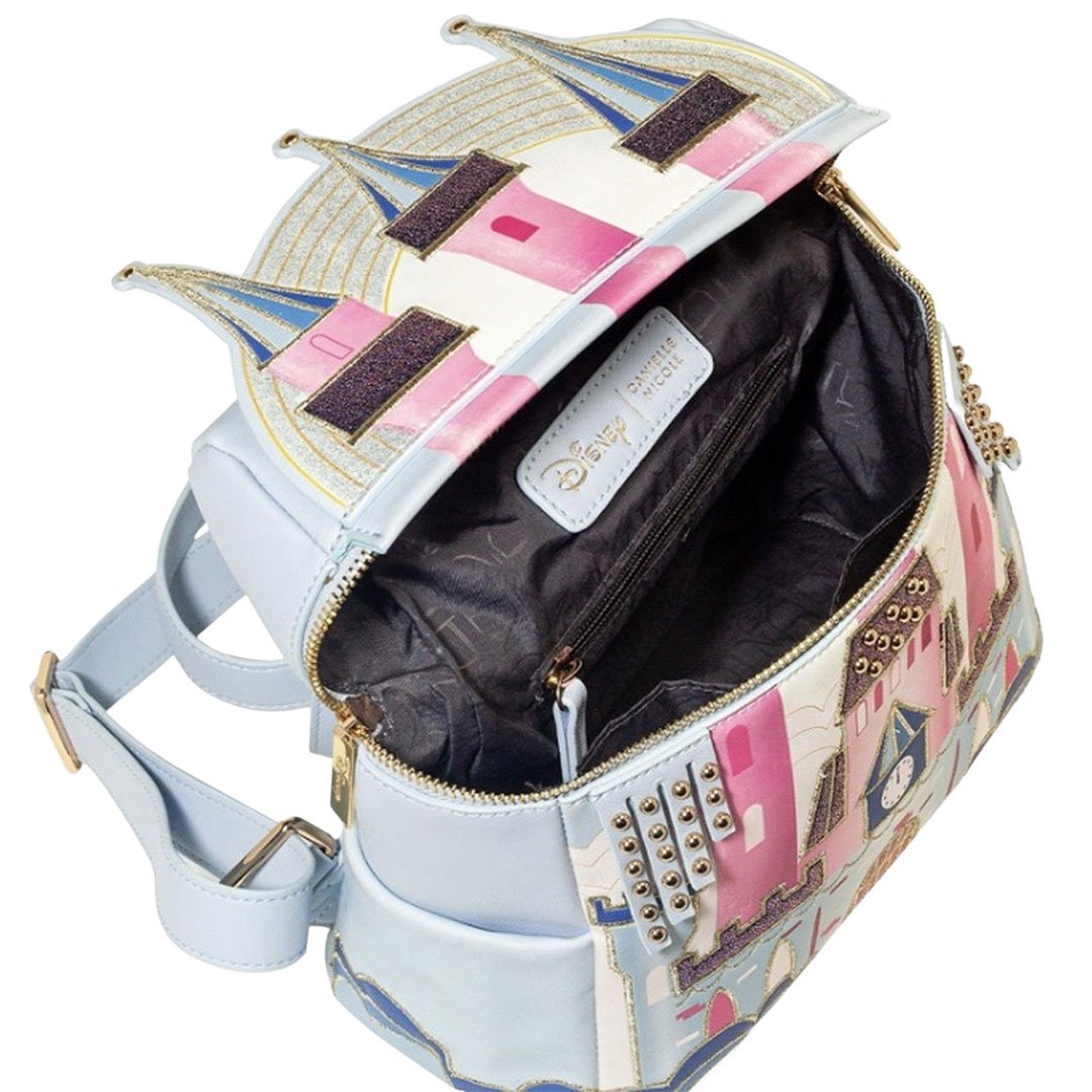 Danielle Nicole Disney  Sleeping Beauty Castle Backpack - Interior