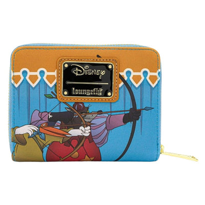 707 Street Exclusive - Loungefly Disney Robin Hood Archery Tournament Zip-Around Wallet - Back
