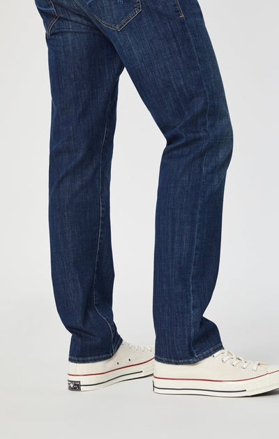 Zach Mid Rise Straight Leg Jeans