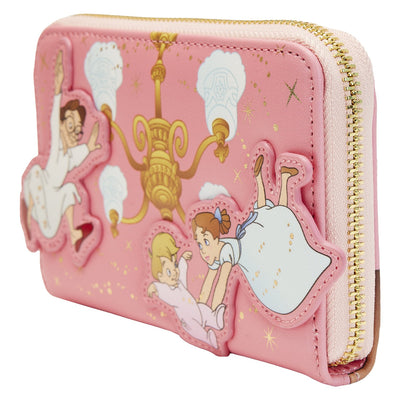 671803447356 - Loungefly Disney Peter Pan You Can Fly 70th Anniversary Zip-Around Wallet - Side View