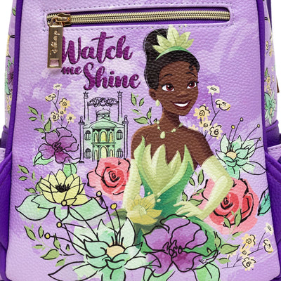 WondaPop Disney Princess and the Frog Tiana Mini Backpack - Back Close Up