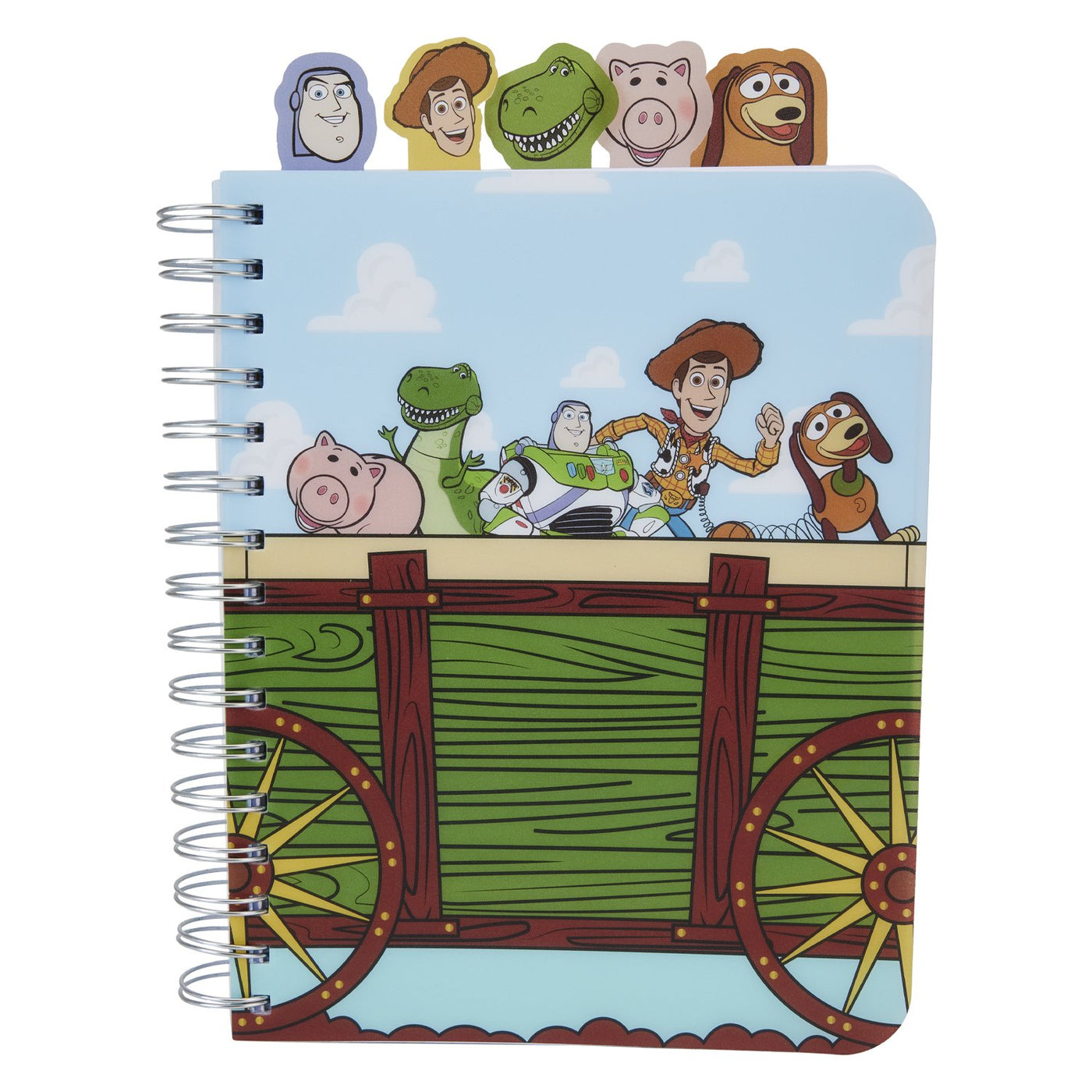 Loungefly Pixar Toy Story Toy Box Tab Notebook - Front