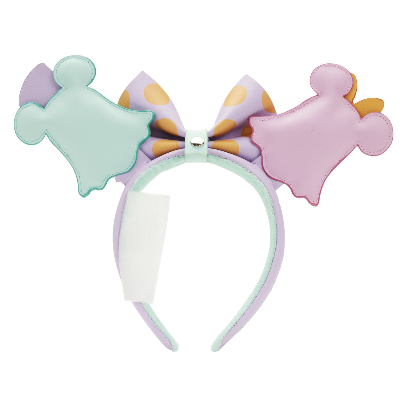 Loungefly Disney Pastel Ghost Minnie and Mickey Ears Headband - Back