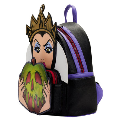 Loungefly Disney Villains Scene Evil Queen Apple Mini Backpack - Side View