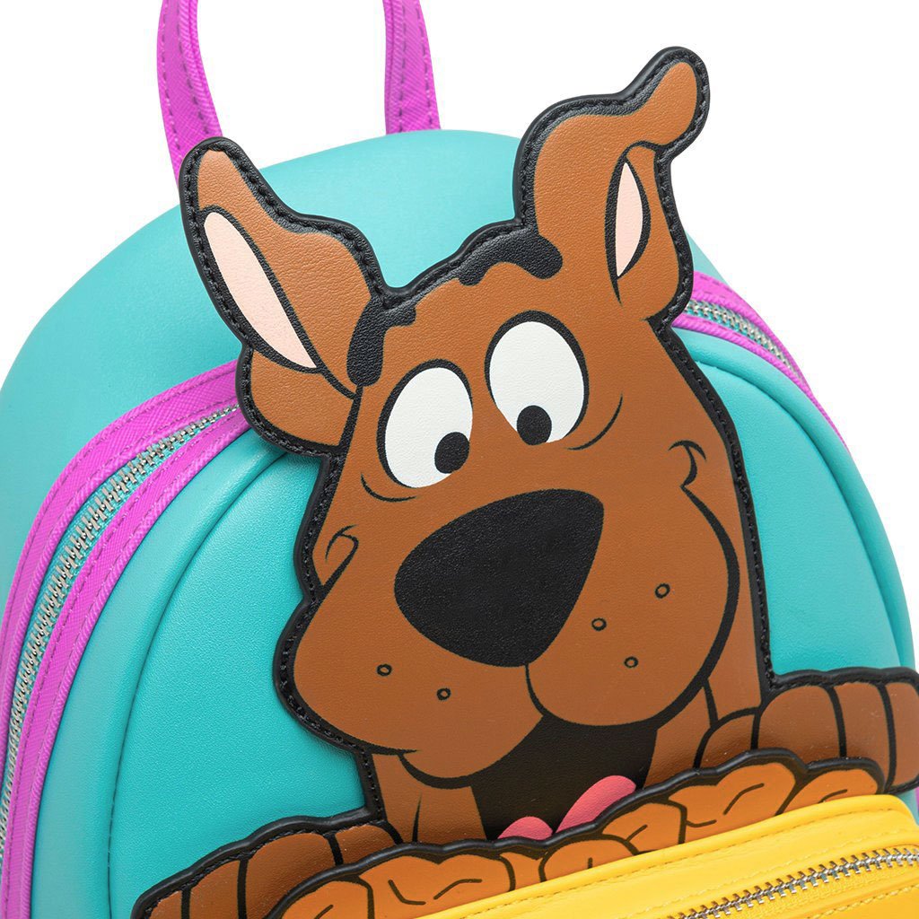 707 Street Exclusive - Loungefly Warner Brothers Scooby-Doo Scooby Snacks Mini Backpack - Close Up Front