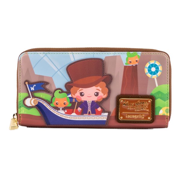 Loungefly Willy Wonka and the Chocolate Factory 50th Anniversary Zip-Around Wallet - Front