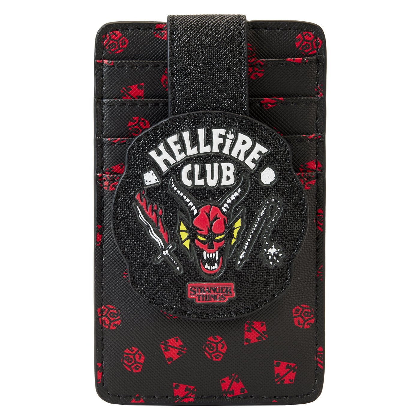Loungefly Netflix Stranger Things Hellfire Club Card Holder - Front