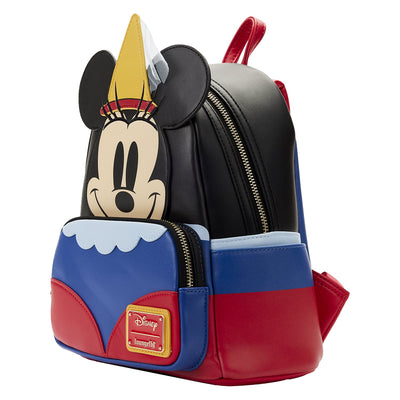 Loungefly Disney Brave Little Tailor Minnie Cosplay Mini Backpack - Side View