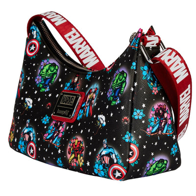Loungefly Marvel Avengers Tattoo Shoulder Bag - Side