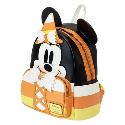 Loungefly Disney Candy Corn Minnie Cosplay Mini Backpack - Top View