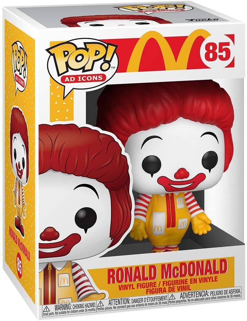 Funko Pop! Ad Icons: McDonald's - Ronald McDonald, Multicolor