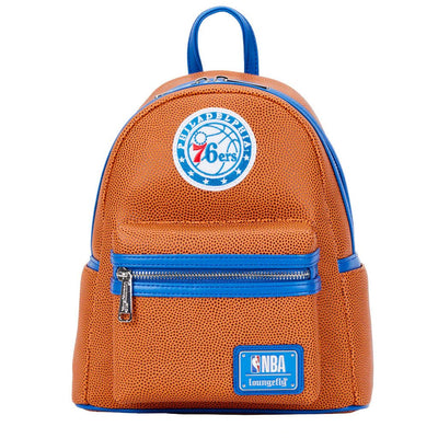 Loungefly NBA Philadelphia 76ers Basketball Mini Backpack - Front