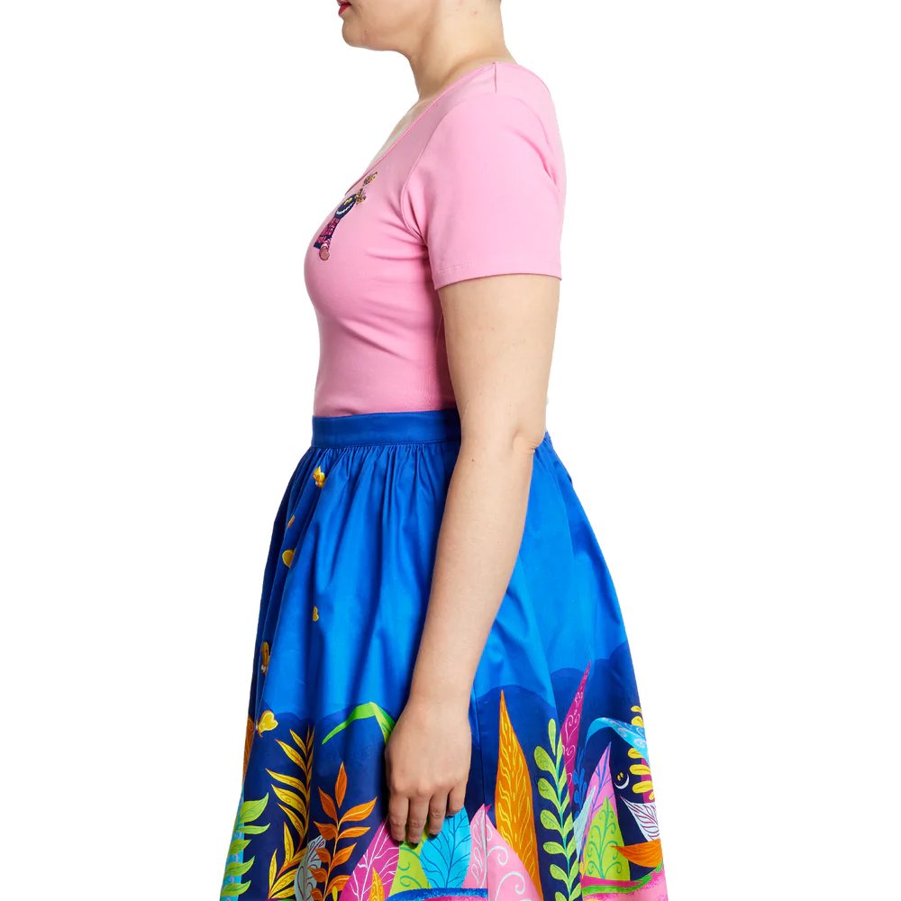 Stitch Shoppe by Loungefly Disney Alice in Wonderland Mad Keyhole Kelly Top - Side View