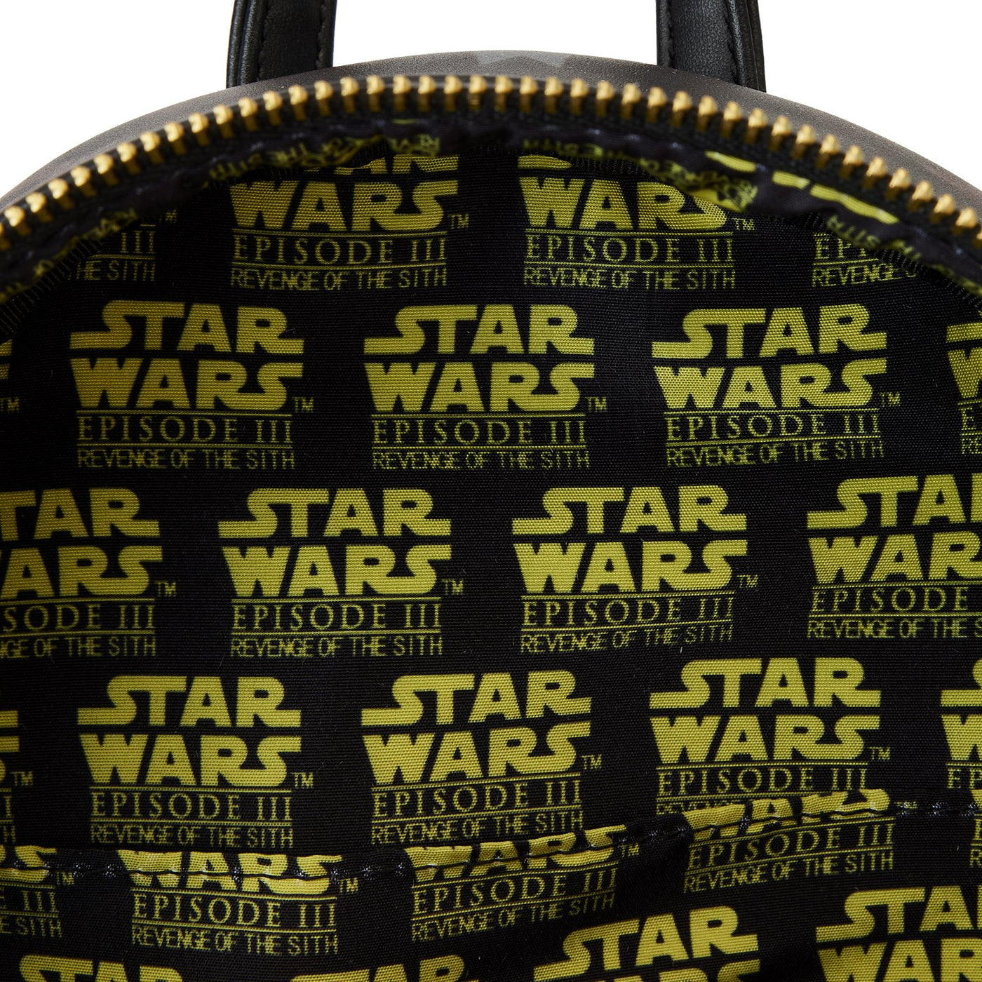 Loungefly Star Wars Episode Three Revenge of the Sith Scene Mini Backpack - Interior Lining