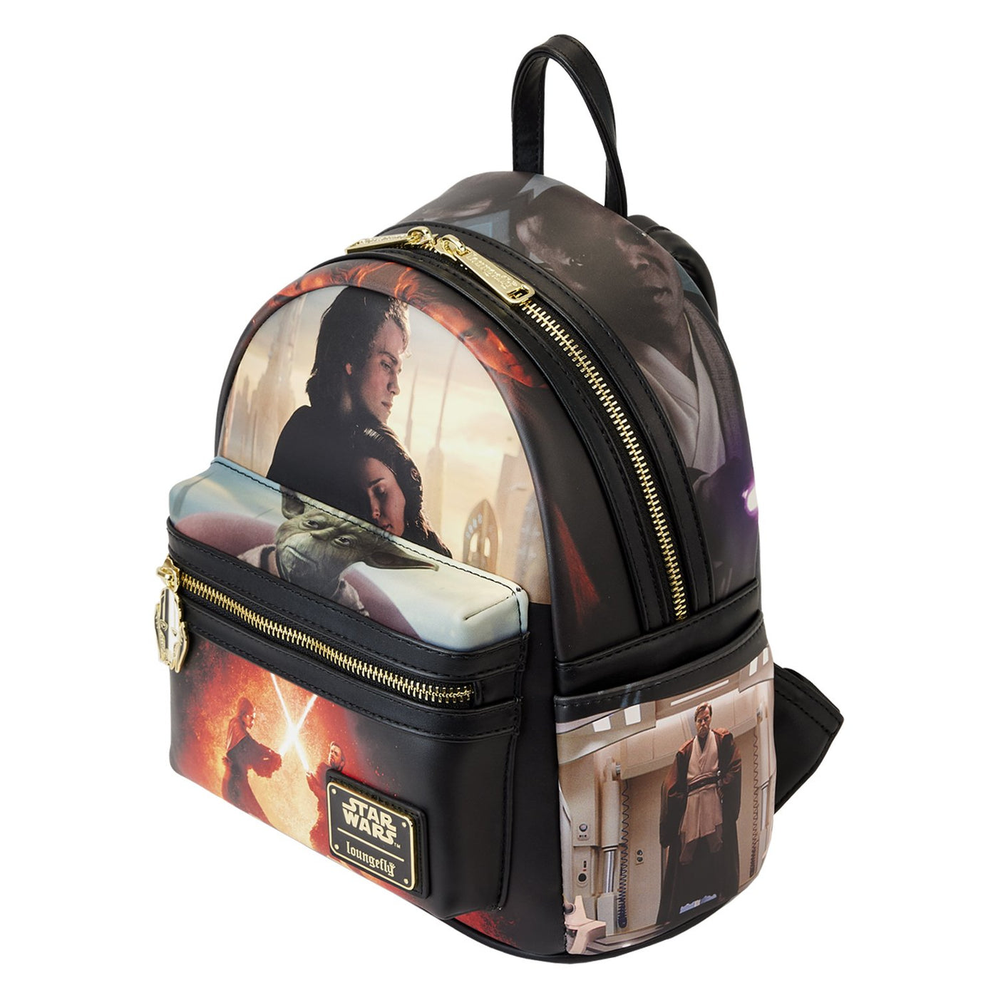 Loungefly Star Wars Episode Three Revenge of the Sith Scene Mini Backpack - Top View