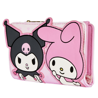 Loungefly Sanrio My Melody Kuromi Flap Wallet - Close Up
