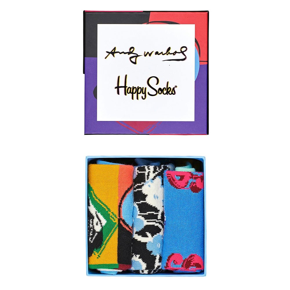 Andy Warhol Skull Socks Gift Box Set - 3-Pack
