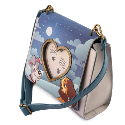 Loungefly Disney Lady &amp;amp;amp;amp; The Tramp Wet Cement Crossbody - Side