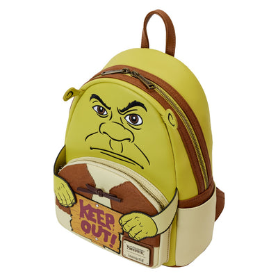 Loungefly Dreamworks Shrek Keep Out Cosplay Mini Backpack - Top