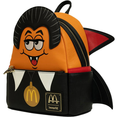 Loungefly McDonald's Vampire McNugget Cosplay Mini Backpack - Entertainment Earth Ex - Alternate Side View