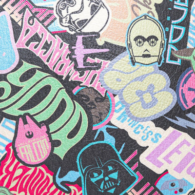 707 Street Exclusive - Loungefly Exclusive Loungefly Star Wars Pastel Graffiti Sticker Allover Print Mini Backpack - Print