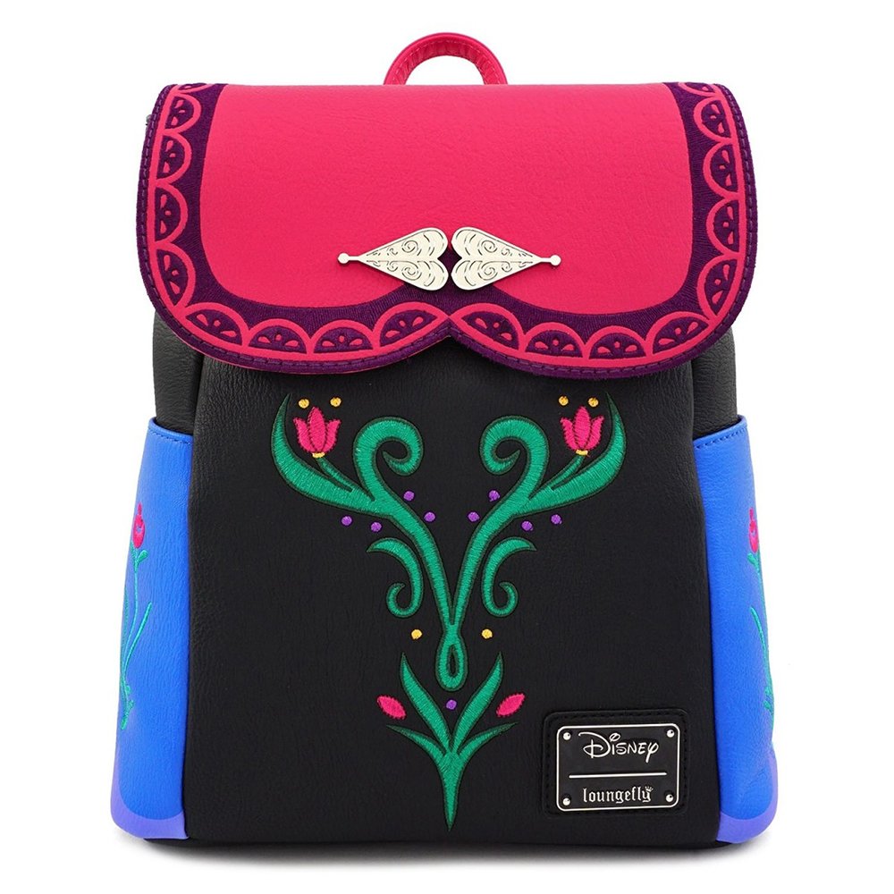 Loungefly x Disney Frozen Anna Cosplay Mini Backpack - FRONT