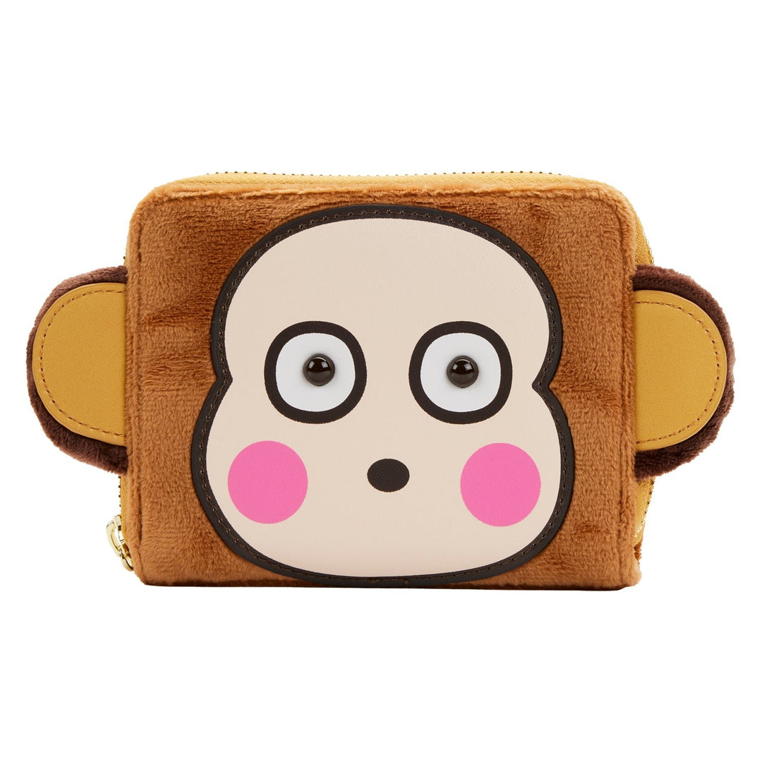 Loungefly Sanrio Monkichi Cosplay Zip-Around Wallet -  Front