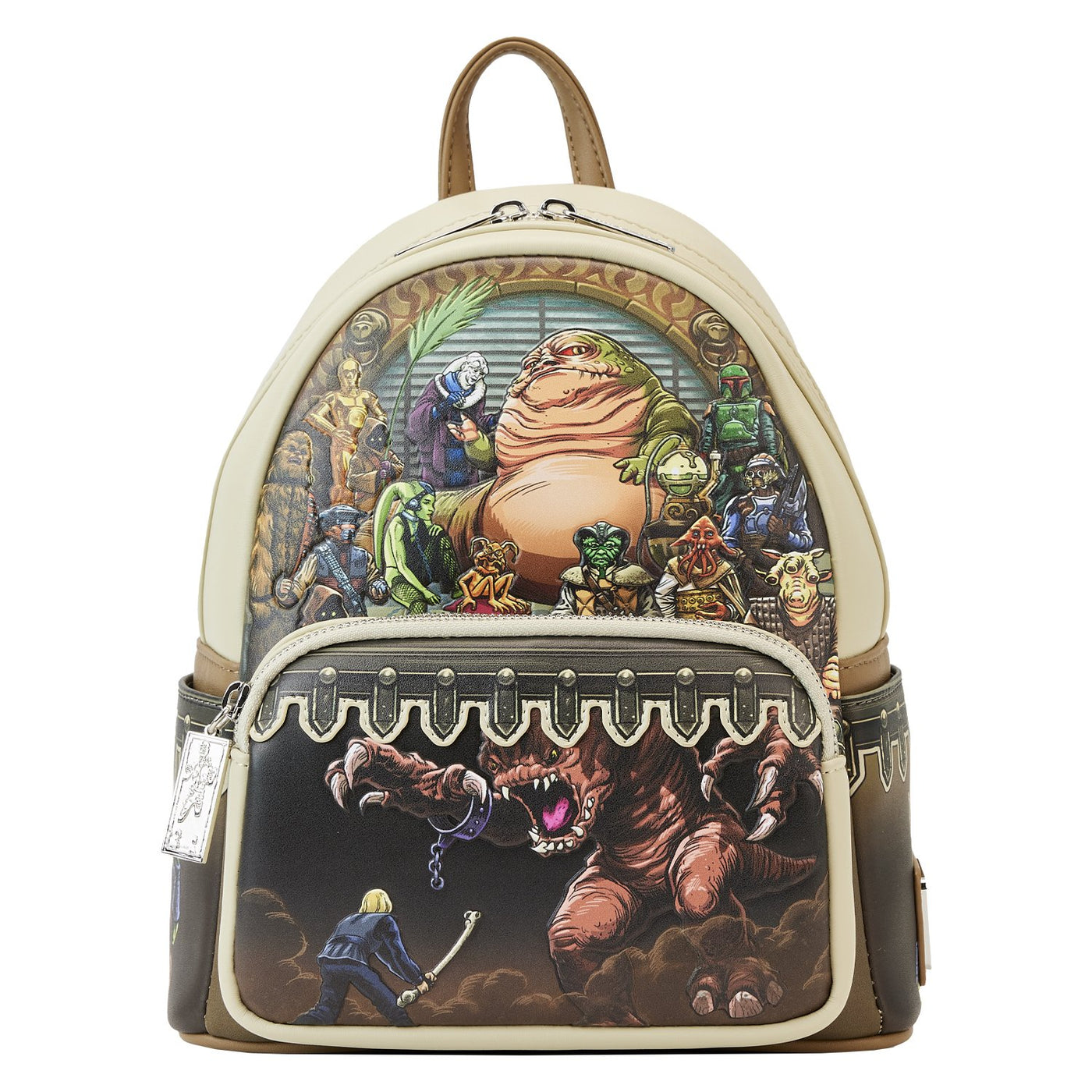 Loungefly Star Wars Return of the Jedi 40th Anniversary Jabba's Palace Mini Backpack - Front