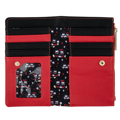 Loungefly Disney Mickey & Minnie Mouse Love Allover Print Wallet