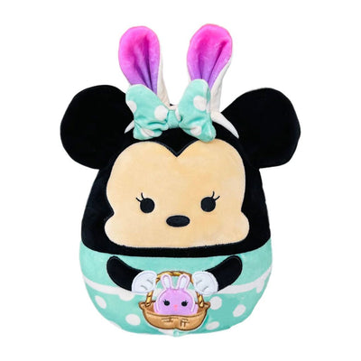 Squishmallows Disney Easter 8" Minnie Mouse Easter Bunny Plush Toy - Front