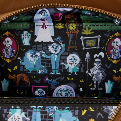 Loungefly Disney Haunted Mansion Clock Crossbody - Interior Lining