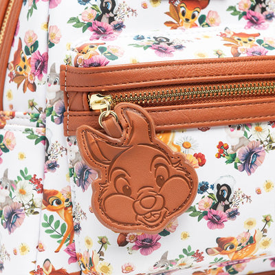 707 Street Exclusive -  Loungefly Disney Bambi, Thumper and Flower Backpack - Zipper pull