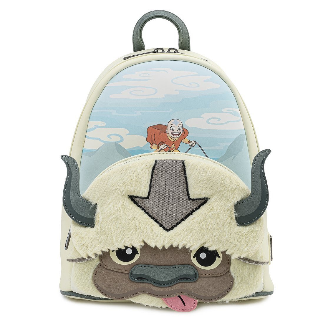 Nickelodeon Avatar the Last Airbender Aang & Appa Cosplay Plush Mini Backpack