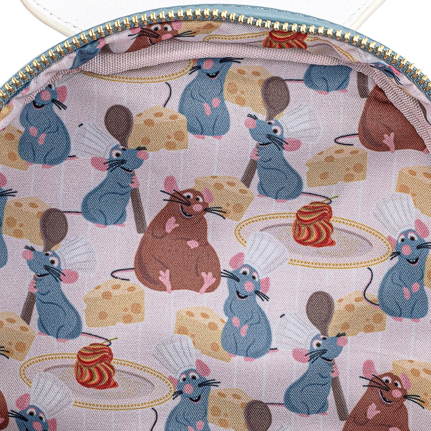 Loungefly Disney Pixar Ratatouille Chef Cosplay Mini Backpack - Interior