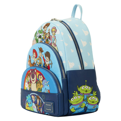 Loungefly Pixar Toy Story Movie Collab Triple Pocket Mini Backpack - Side View