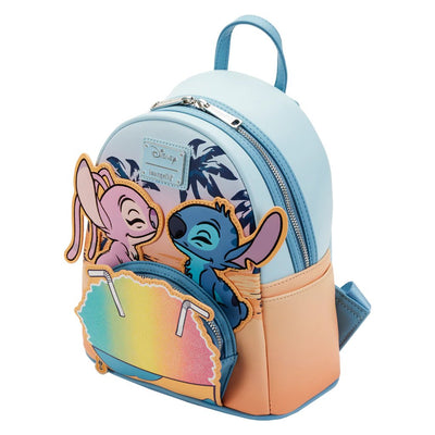 Loungefly Disney Lilo & Stitch Snow Cone Date Night Mini Backpack - Side View
