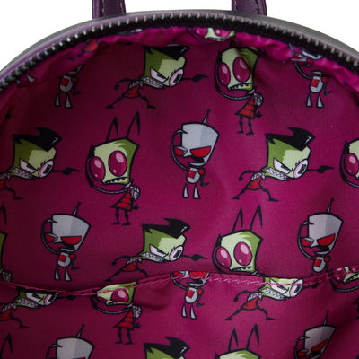 Loungefly Nickelodeon Invader Zim Secret Lair Mini Backpack - Interior Lining