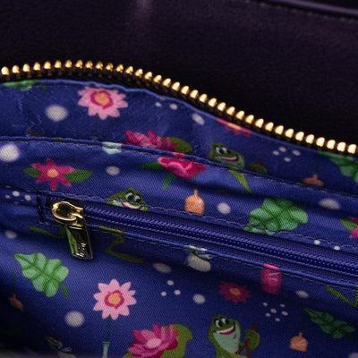 Loungefly Disney Princess and the Frog Tiana's Palace Crossbody Bag Lining