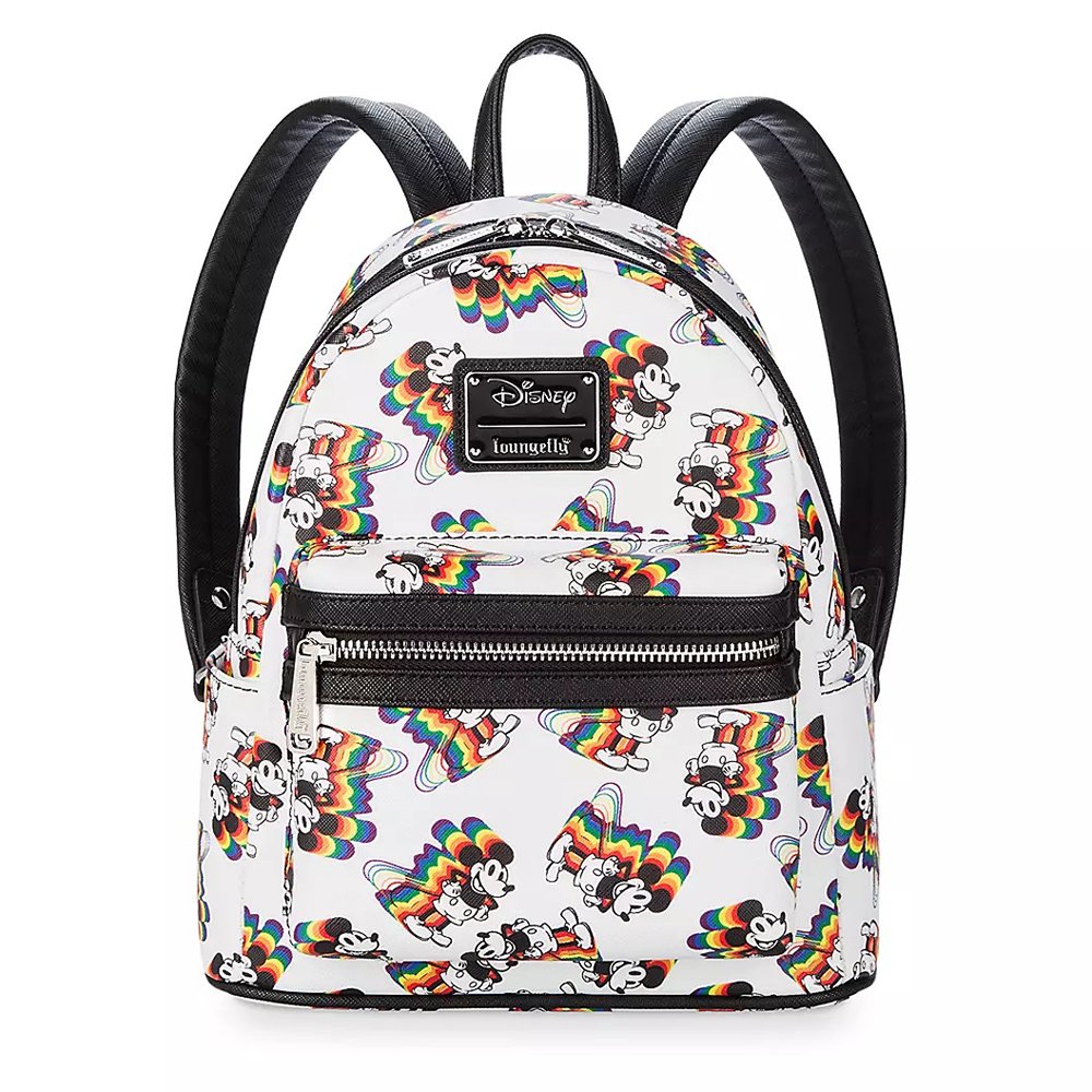 Loungefly Disney&amp;amp;amp;amp;#x27;s Mickey Mouse Rainbow Mini Backpack - FRONT