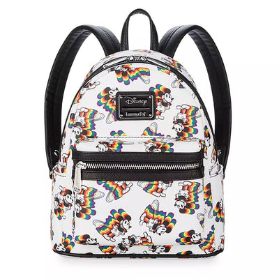Loungefly Disney&amp;amp;amp;amp;#x27;s Mickey Mouse Rainbow Mini Backpack - FRONT
